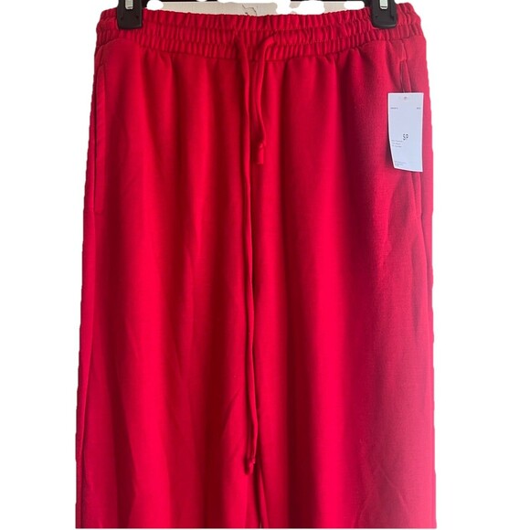 Workshop Christmas Red Two Piece Santa Pajamas Pants Gift Santa Sz S/P NWT - Picture 9 of 9